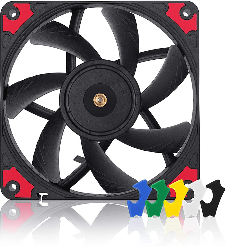 Noctua NF-A12x15 PWM Fan Chromax Black - مروحة تبريد
